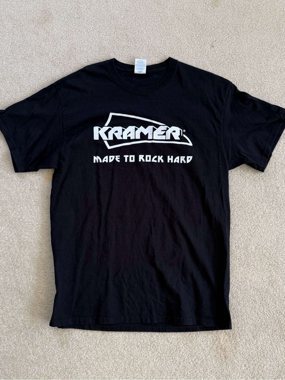 Black Graphic Tee - Made to Rock Hard